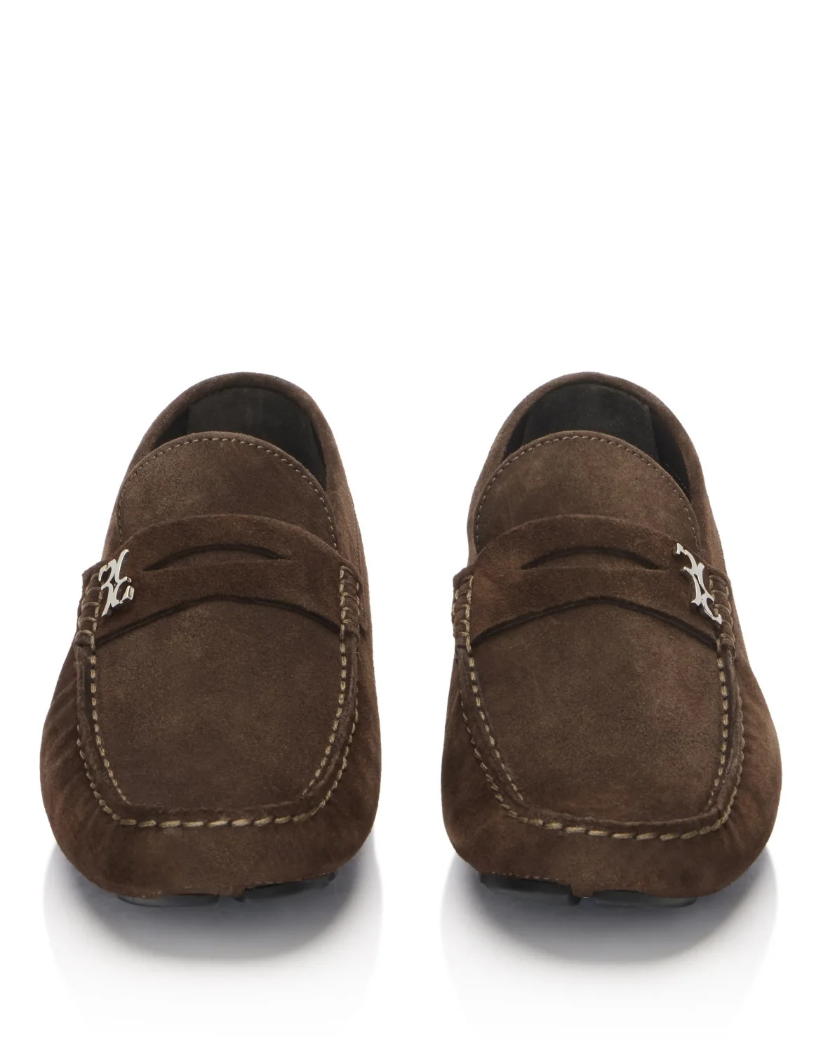 Suede Driver Shoes, цвет: Коричневый