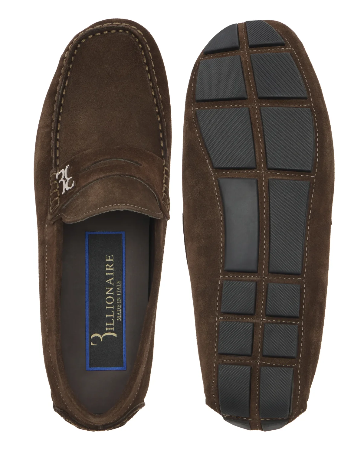 Suede Driver Shoes, цвет: Коричневый