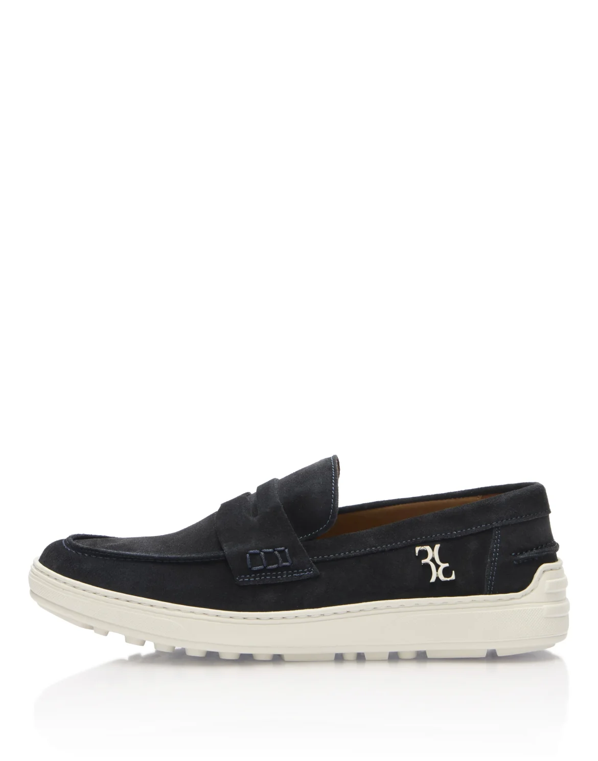 Rafia Suede Loafers, цвет: Синий