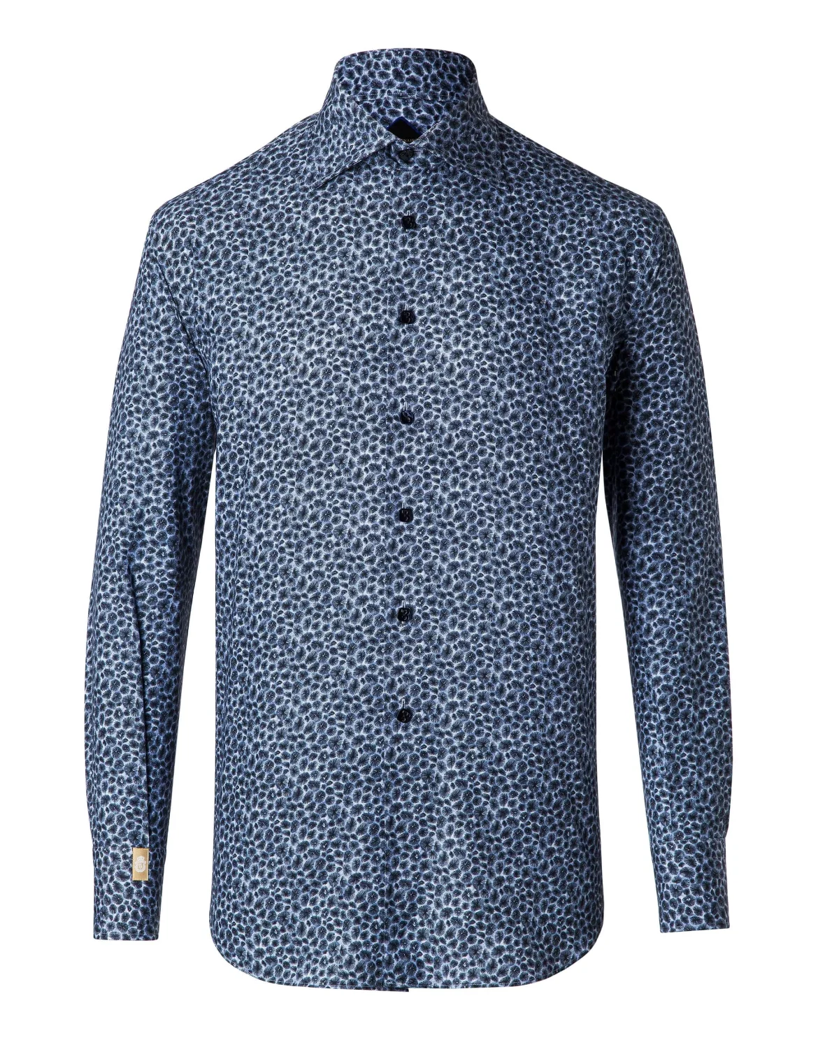 Shirt Gold cut LS "Pensee", цвет: Синий