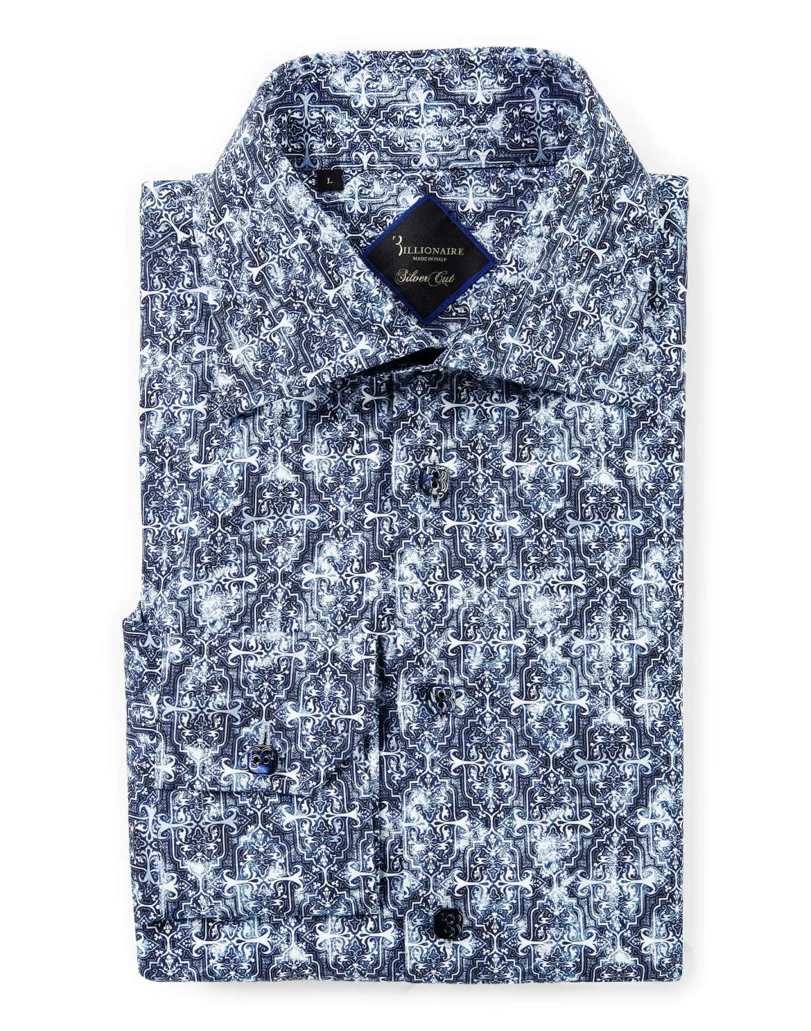 Shirt Silver Cut LS "New one", цвет: Синий