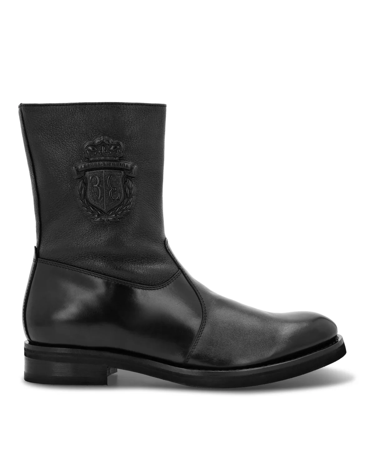 Boots Low Flat "Leon", цвет: Черный