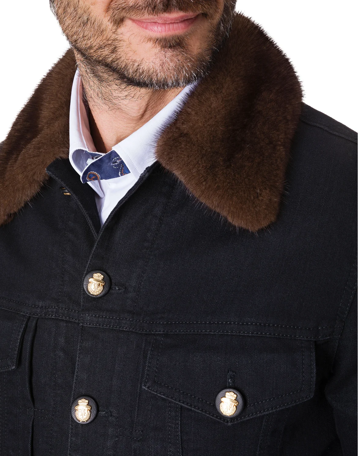 Denim Jacket Luxury, цвет: Черный