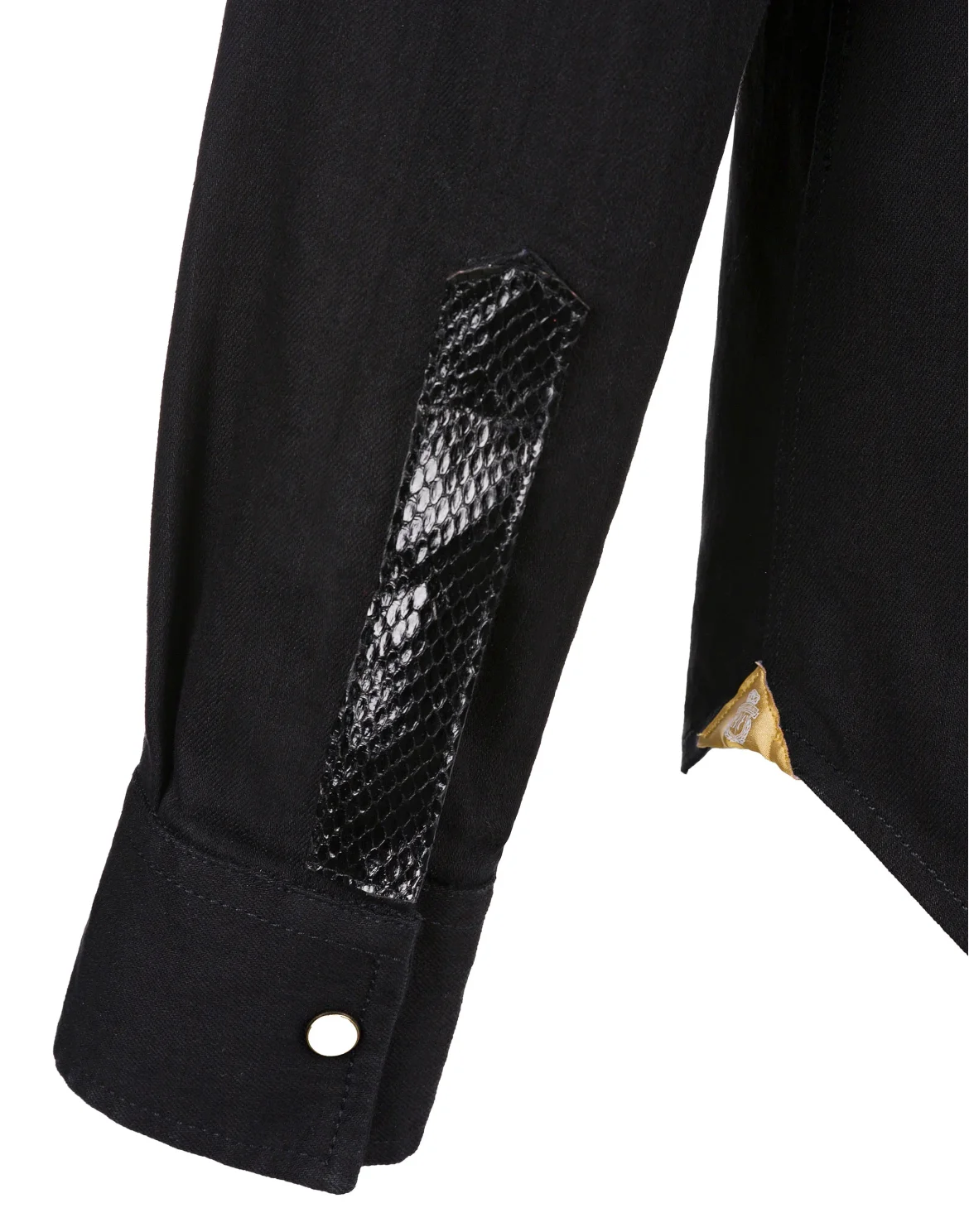 Denim Shirt Ls Crest, цвет: Черный