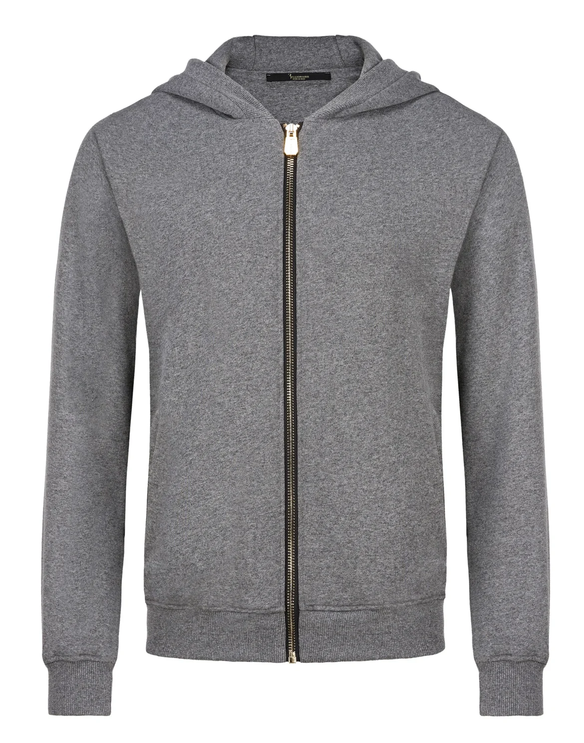 Hoodie Sweatjacket Double Lion, цвет: Серый