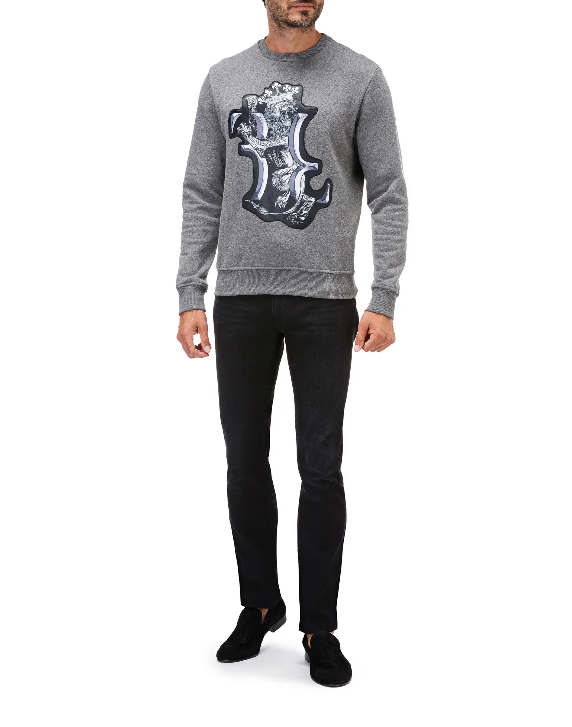Sweatshirt LS Lion, цвет: Серый