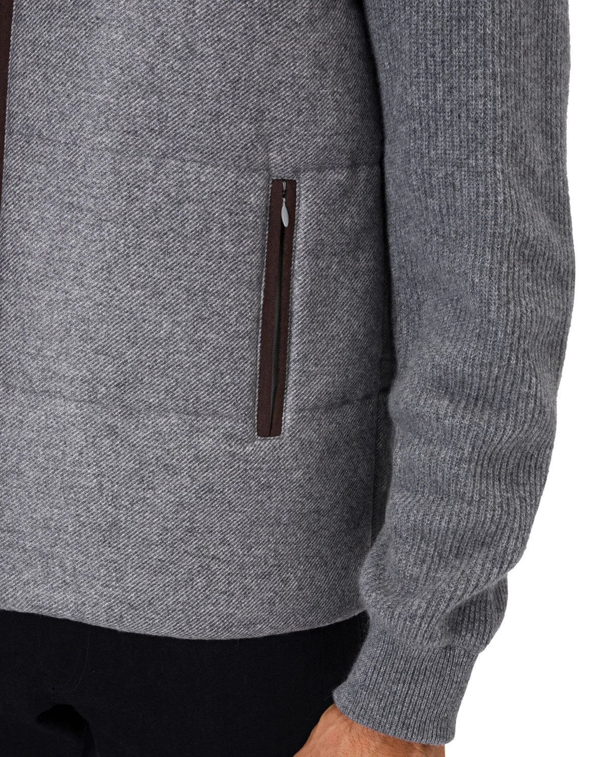 Knit Jacket Crest, цвет: Серый