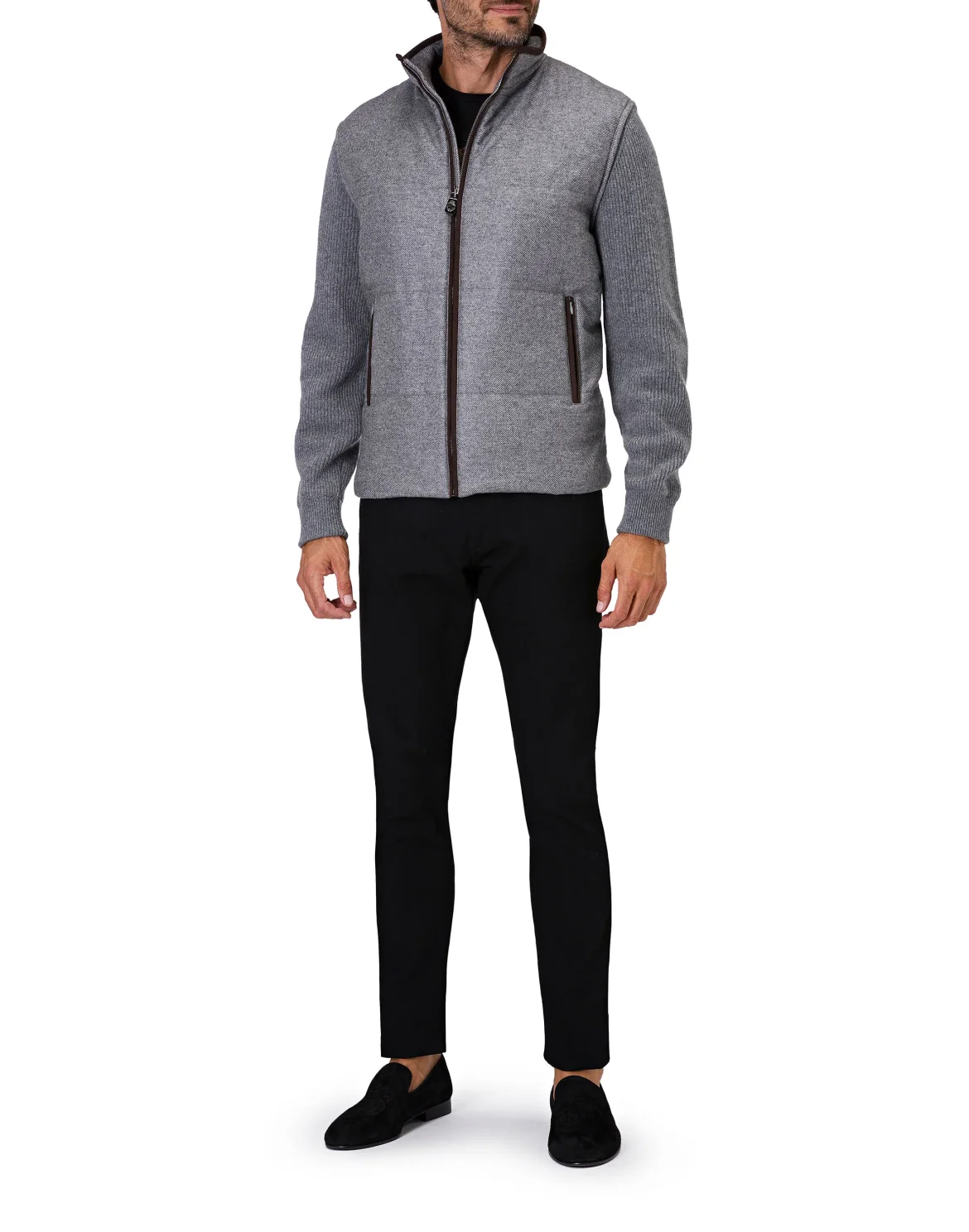 Knit Jacket Crest, цвет: Серый