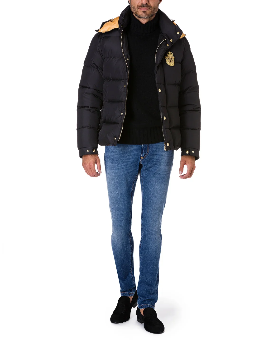 Turtle Neck LS Crest, цвет: Черный