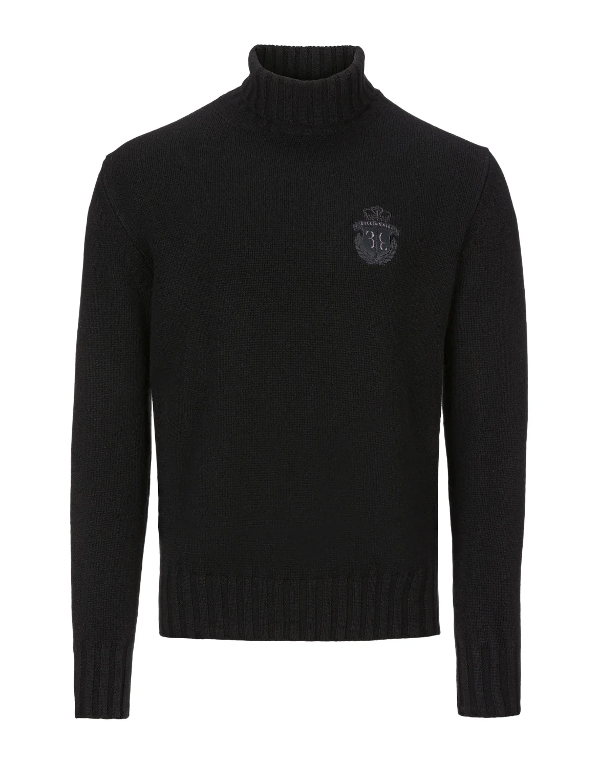 Turtle Neck LS Crest, цвет: Черный