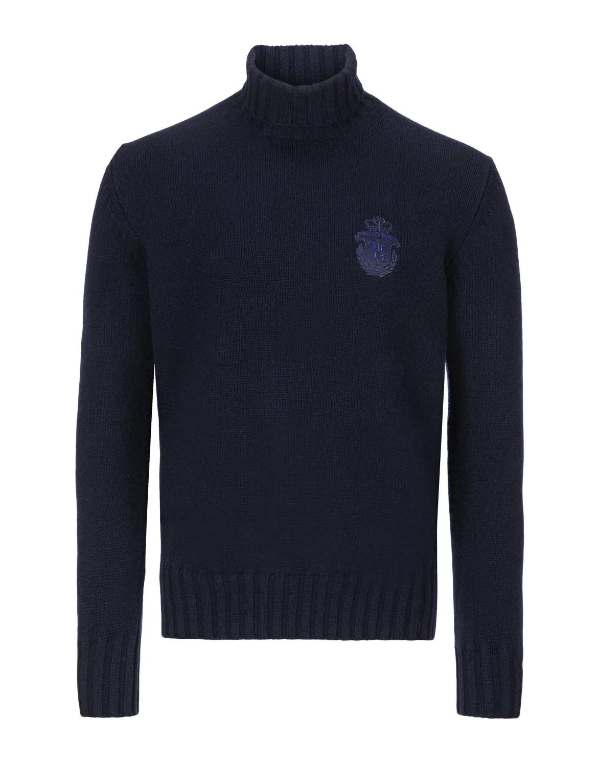 Turtle Neck LS Crest, цвет: Синий