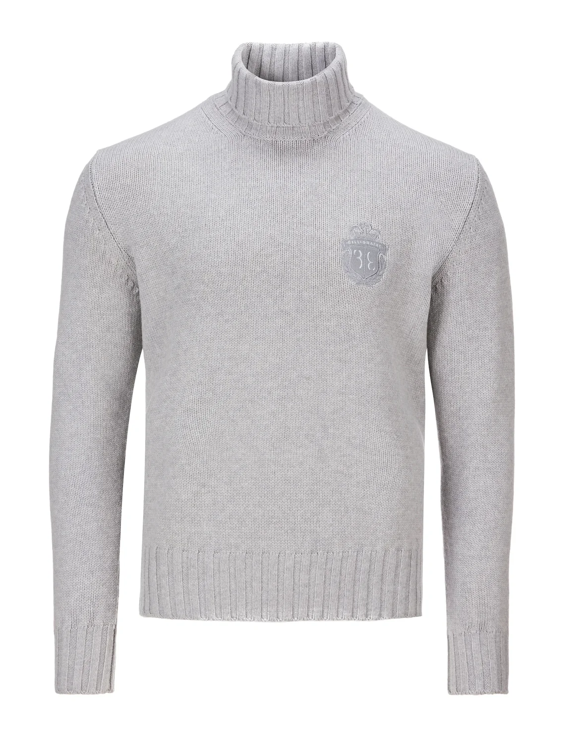 Turtle Neck LS Crest, цвет: Серый