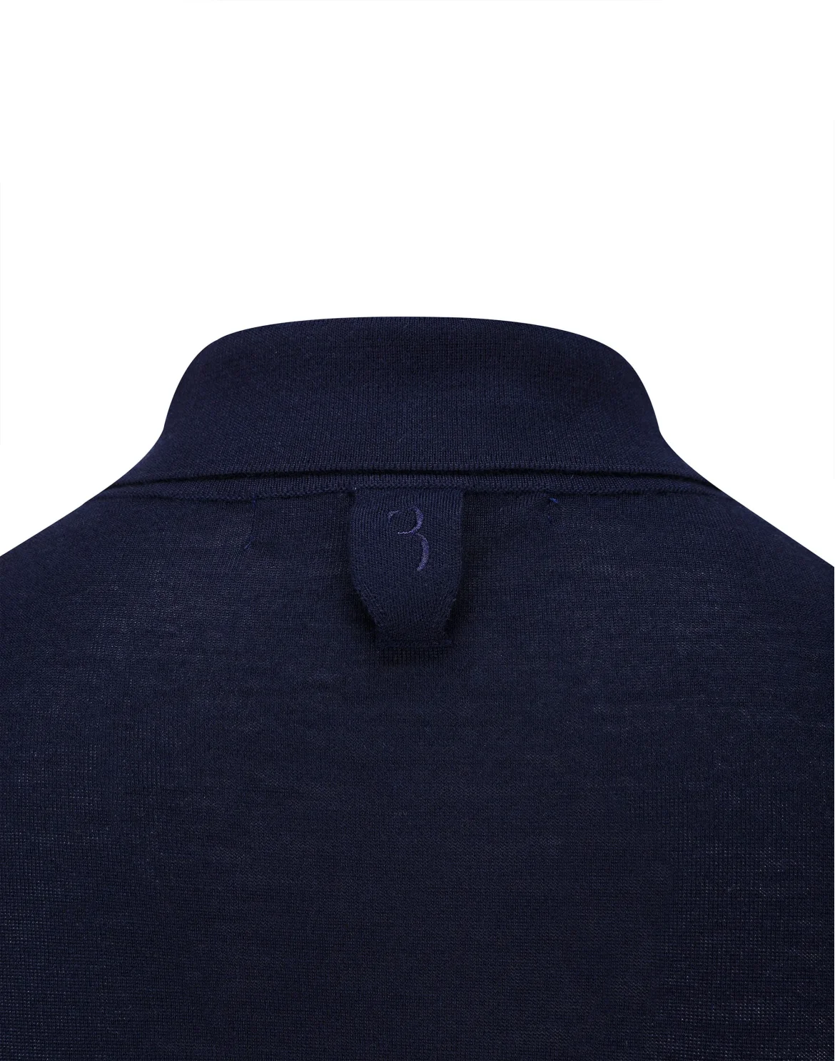 Pullover Polo-Neck LS Double B, цвет: Синий