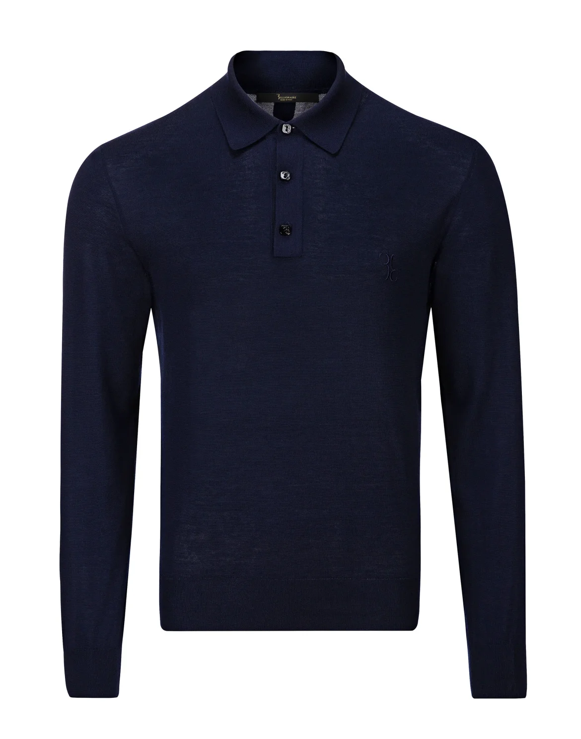 Pullover Polo-Neck LS Double B, цвет: Синий