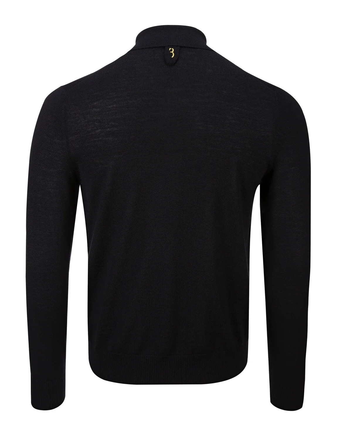 Pullover Polo-Neck LS Crest, цвет: Черный