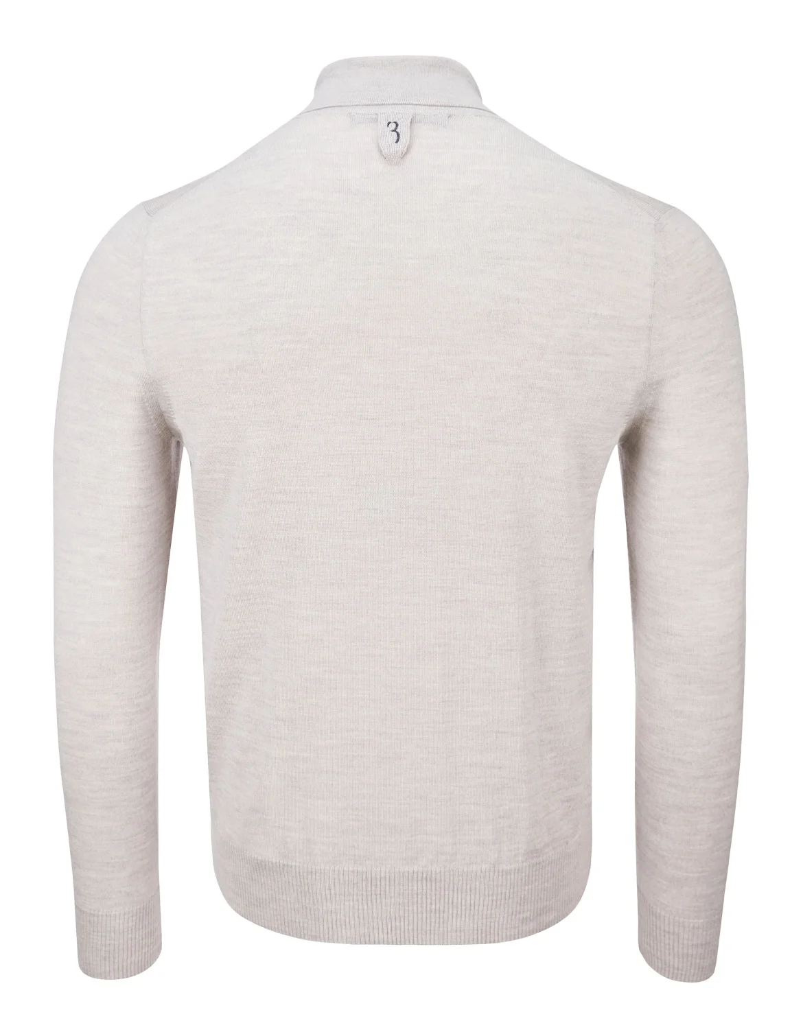 Pullover Polo-Neck LS Crest, цвет: Серый