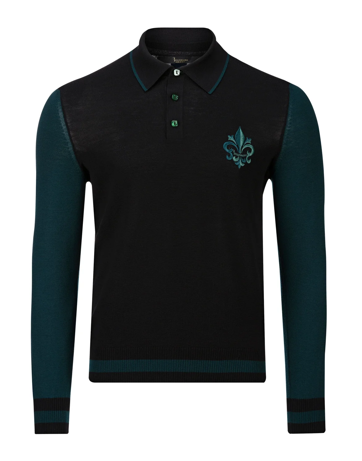 Pullover Polo-Neck LS Giglio, цвет: Черный