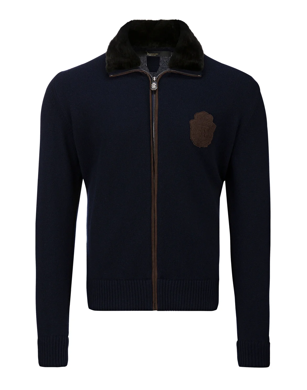 Pullover full zip Crest, цвет: Синий