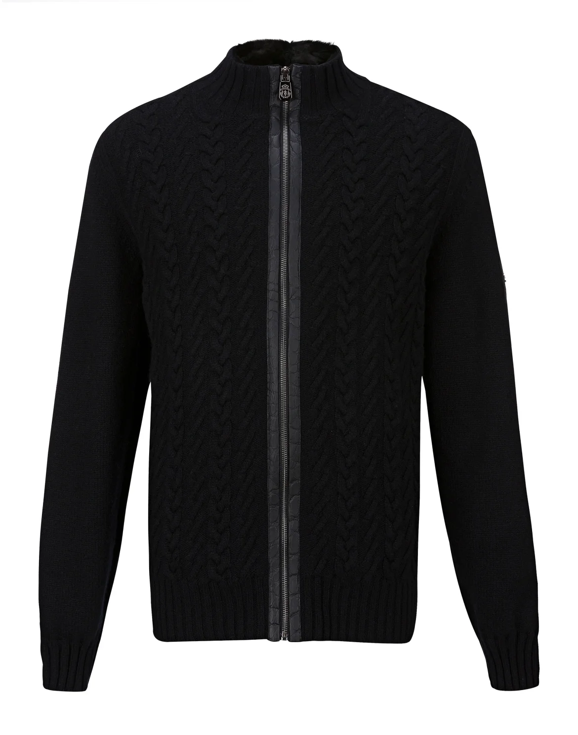 Pullover full zip Statement, цвет: Черный