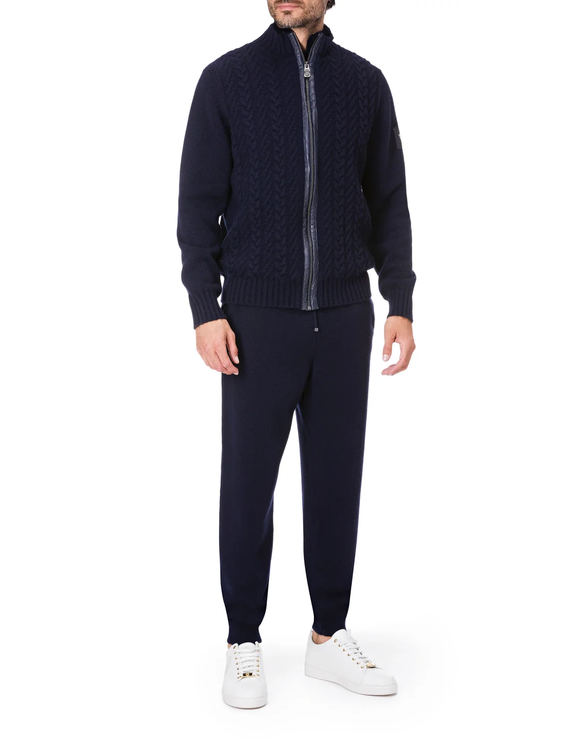 Pullover full zip Statement, цвет: Синий
