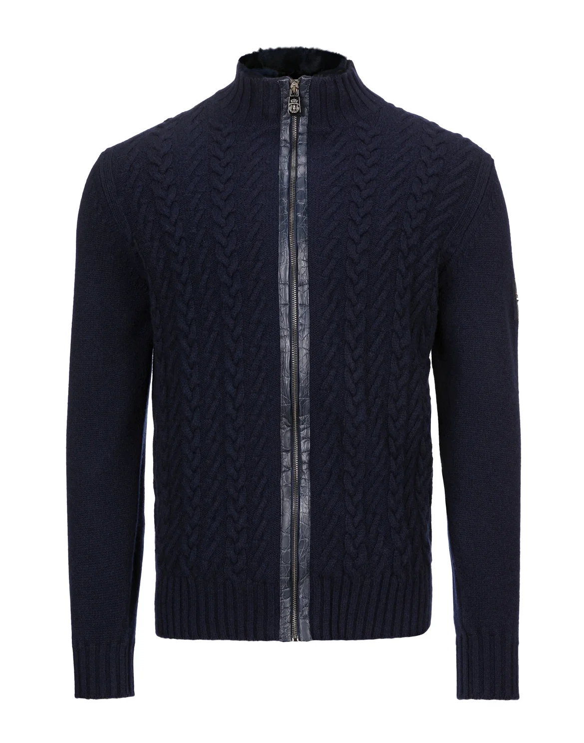 Pullover full zip Statement, цвет: Синий