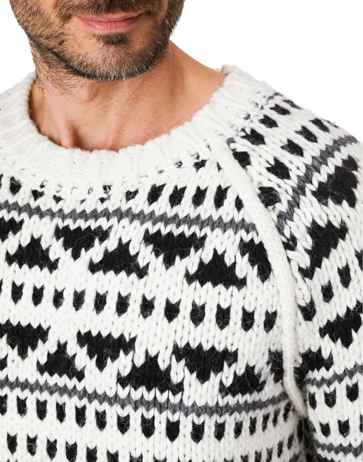 Pullover Round Neck LS Winter Club, цвет: Белый