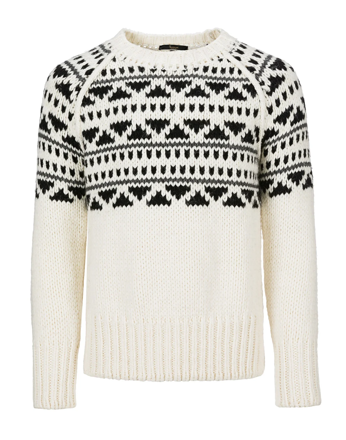 Pullover Round Neck LS Winter Club, цвет: Белый