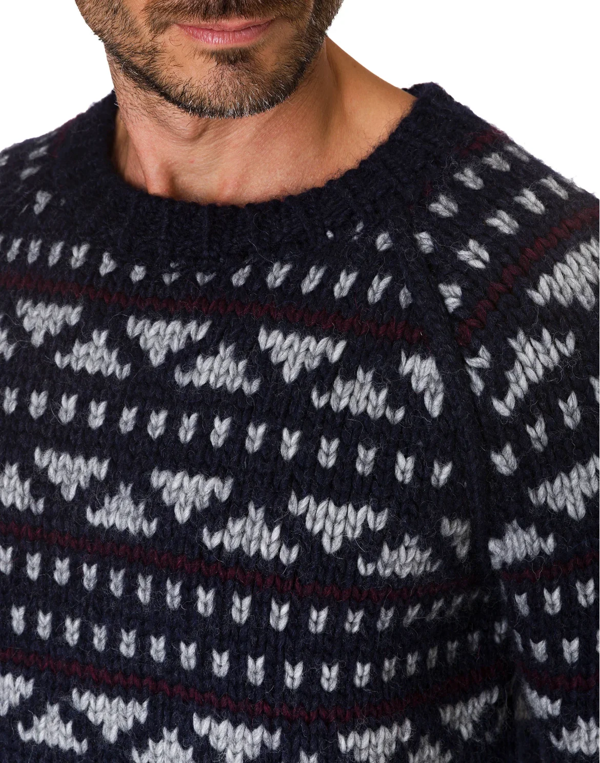 Pullover Round Neck LS Winter Club, цвет: Синий