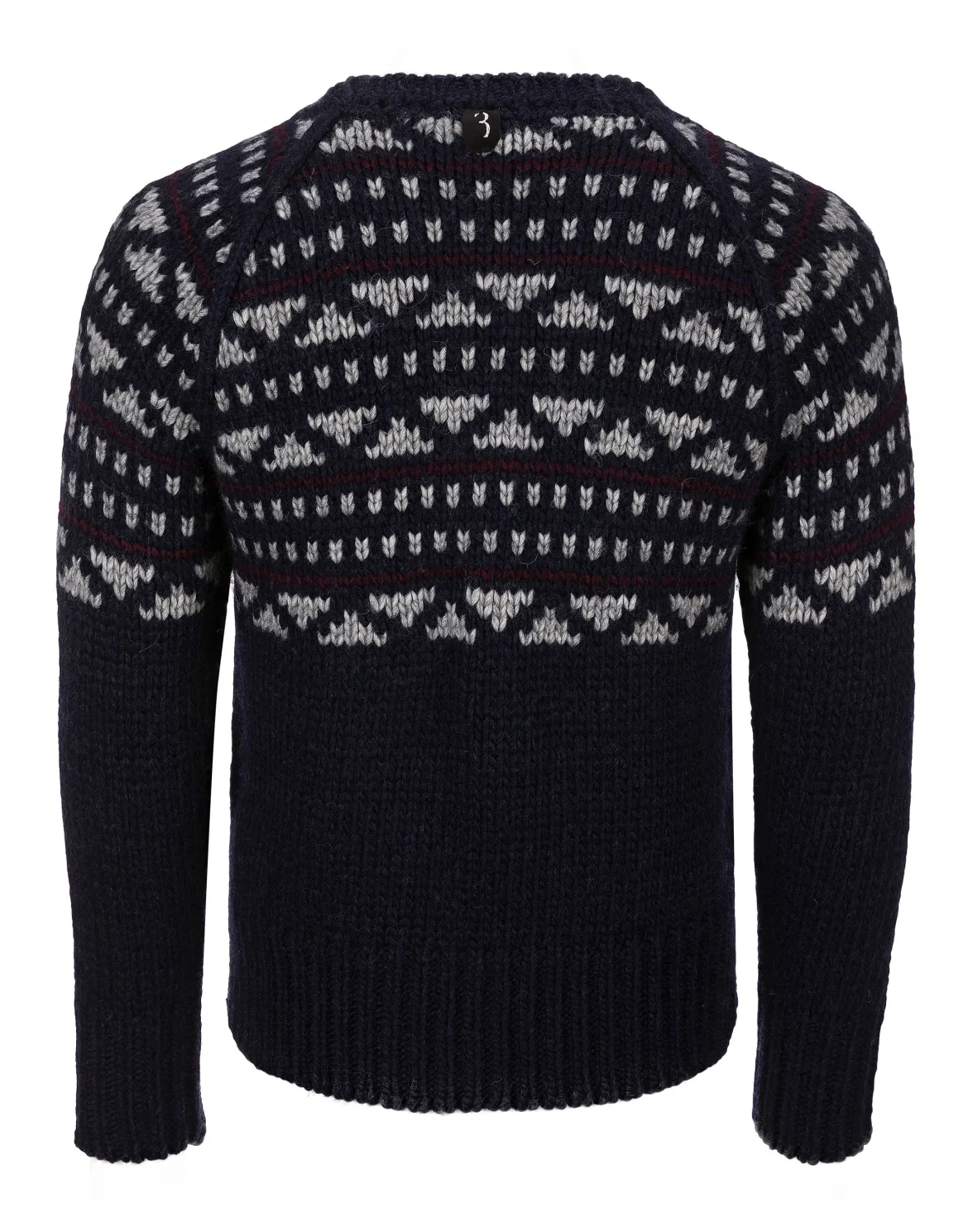 Pullover Round Neck LS Winter Club, цвет: Синий