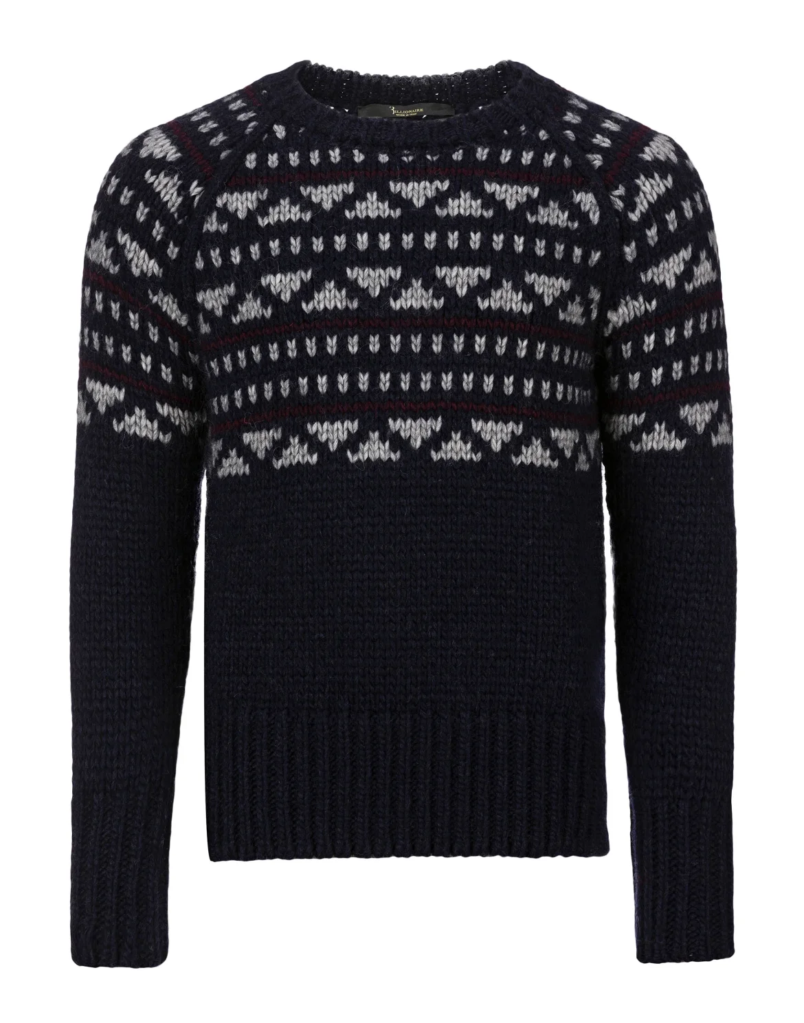 Pullover Round Neck LS Winter Club, цвет: Синий