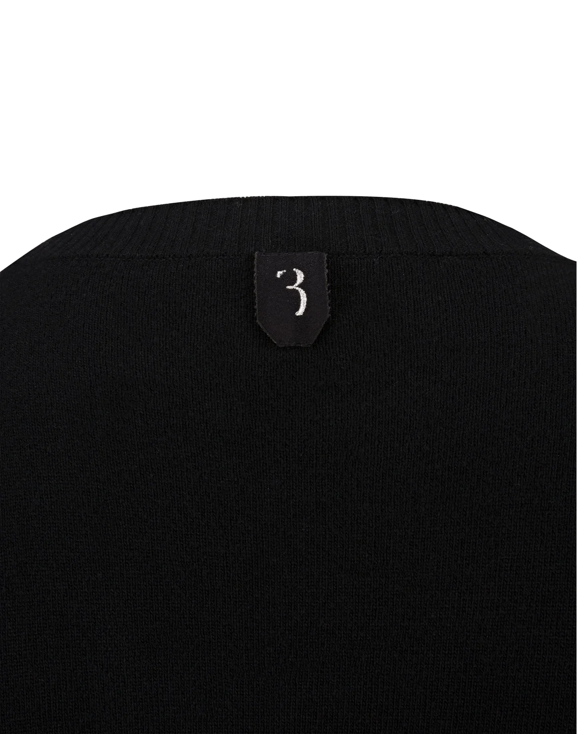 Pullover Round Neck LS Crest, цвет: Черный