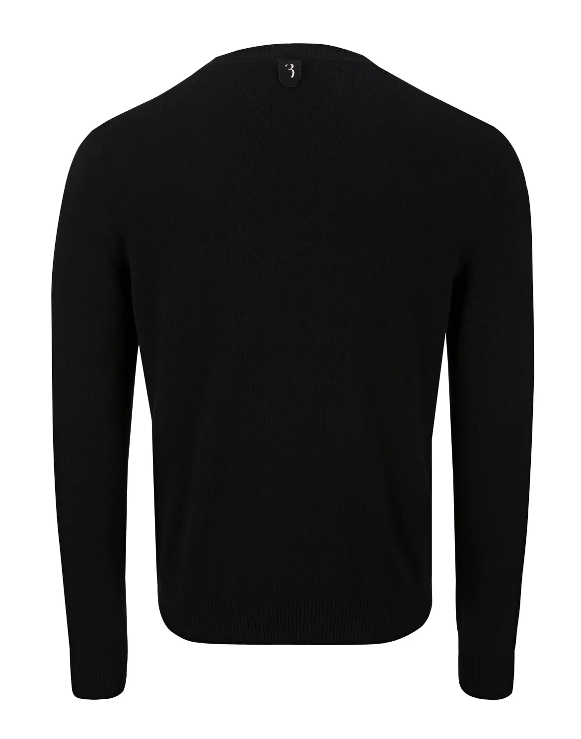 Pullover Round Neck LS Crest, цвет: Черный