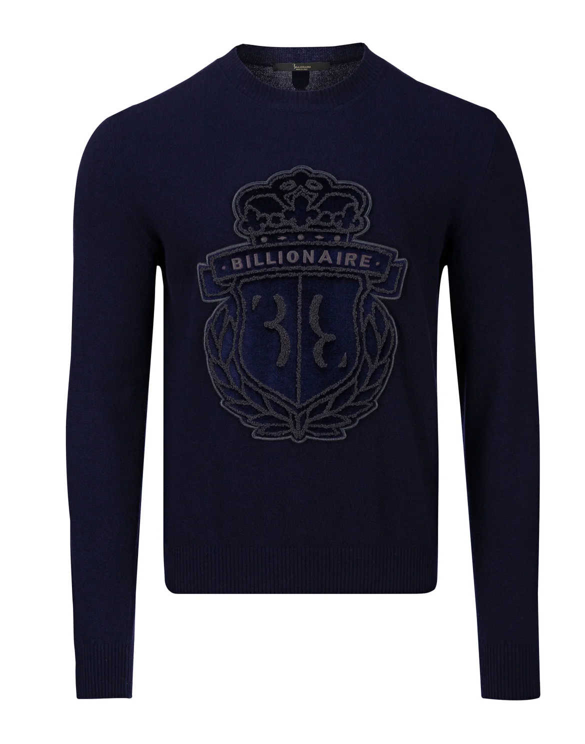 Pullover Round Neck LS Crest, цвет: Синий