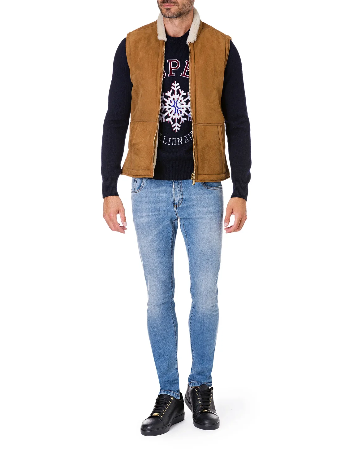 Pullover Round Neck LS Winter Club, цвет: Синий