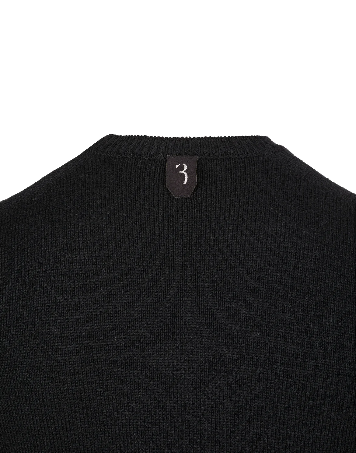 Pullover Round Neck LS Winter Club, цвет: Черный