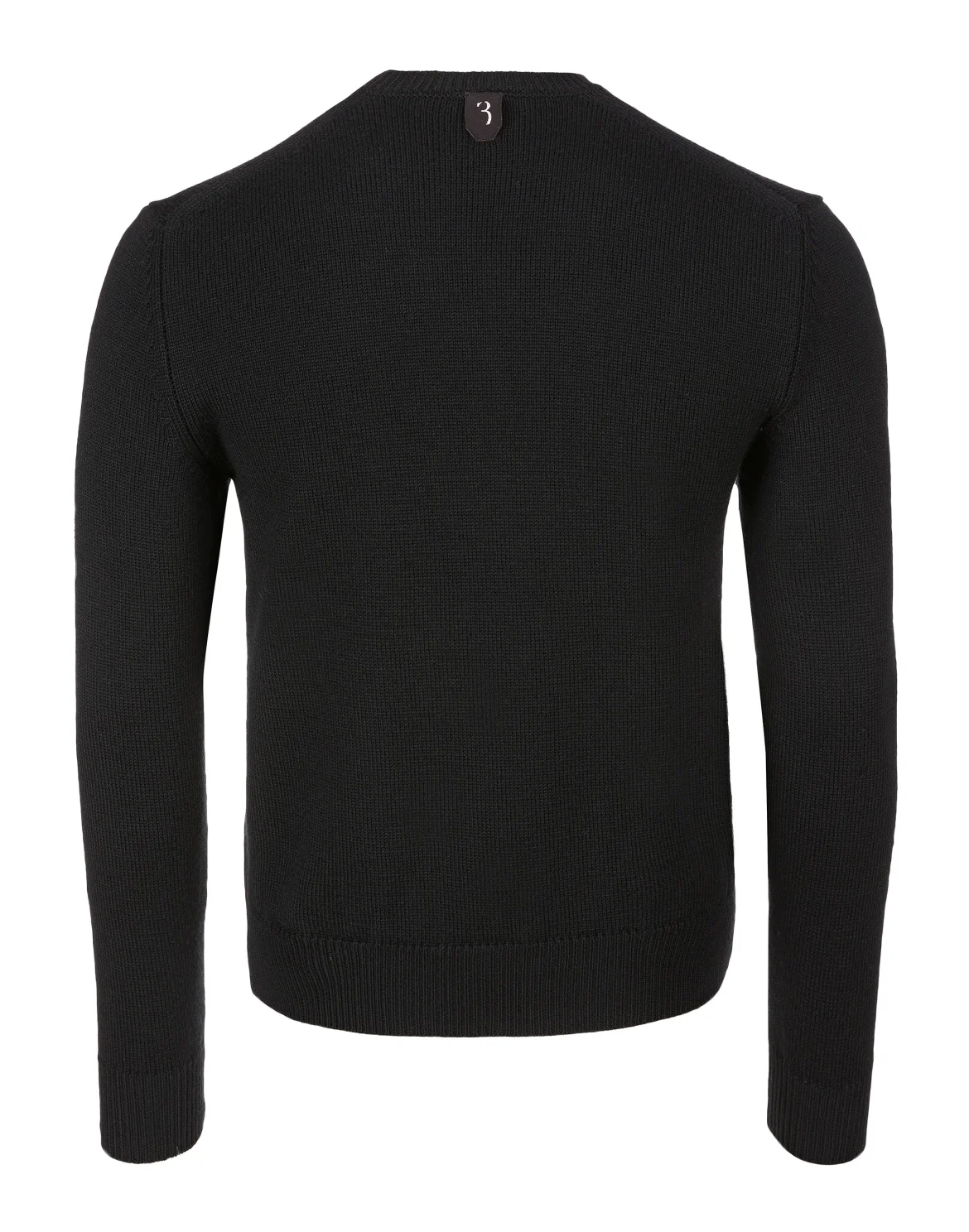Pullover Round Neck LS Winter Club, цвет: Черный