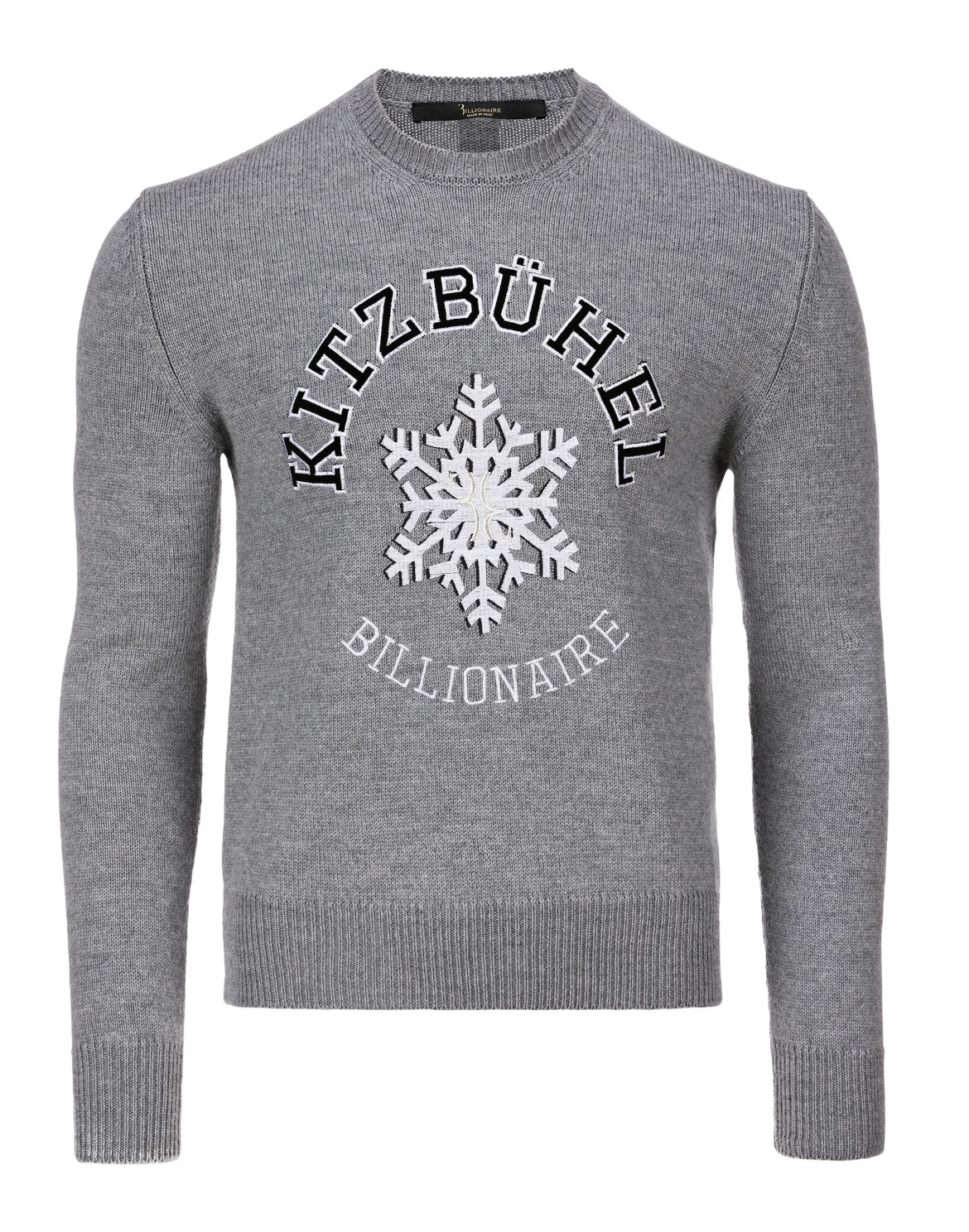 Pullover Round Neck LS Winter Club, цвет: Серый