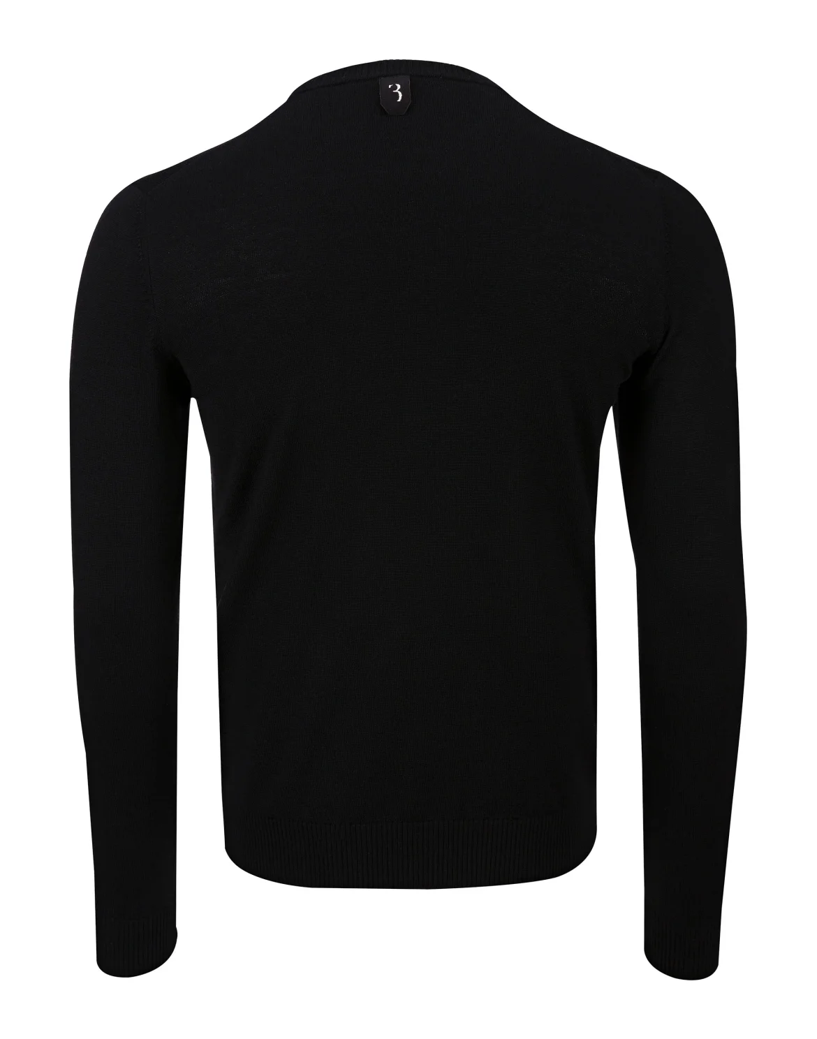 Pullover Round Neck LS Giglio, цвет: Черный