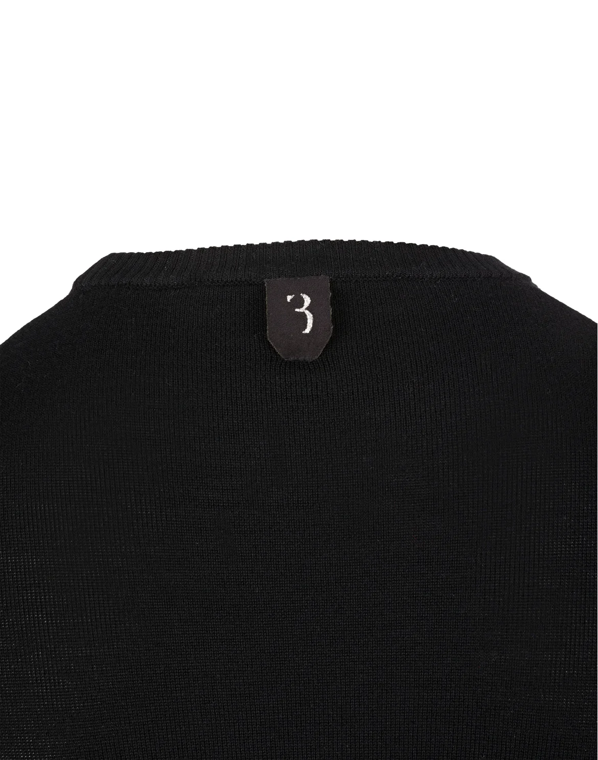 Pullover Round Neck LS Winter Club, цвет: Черный
