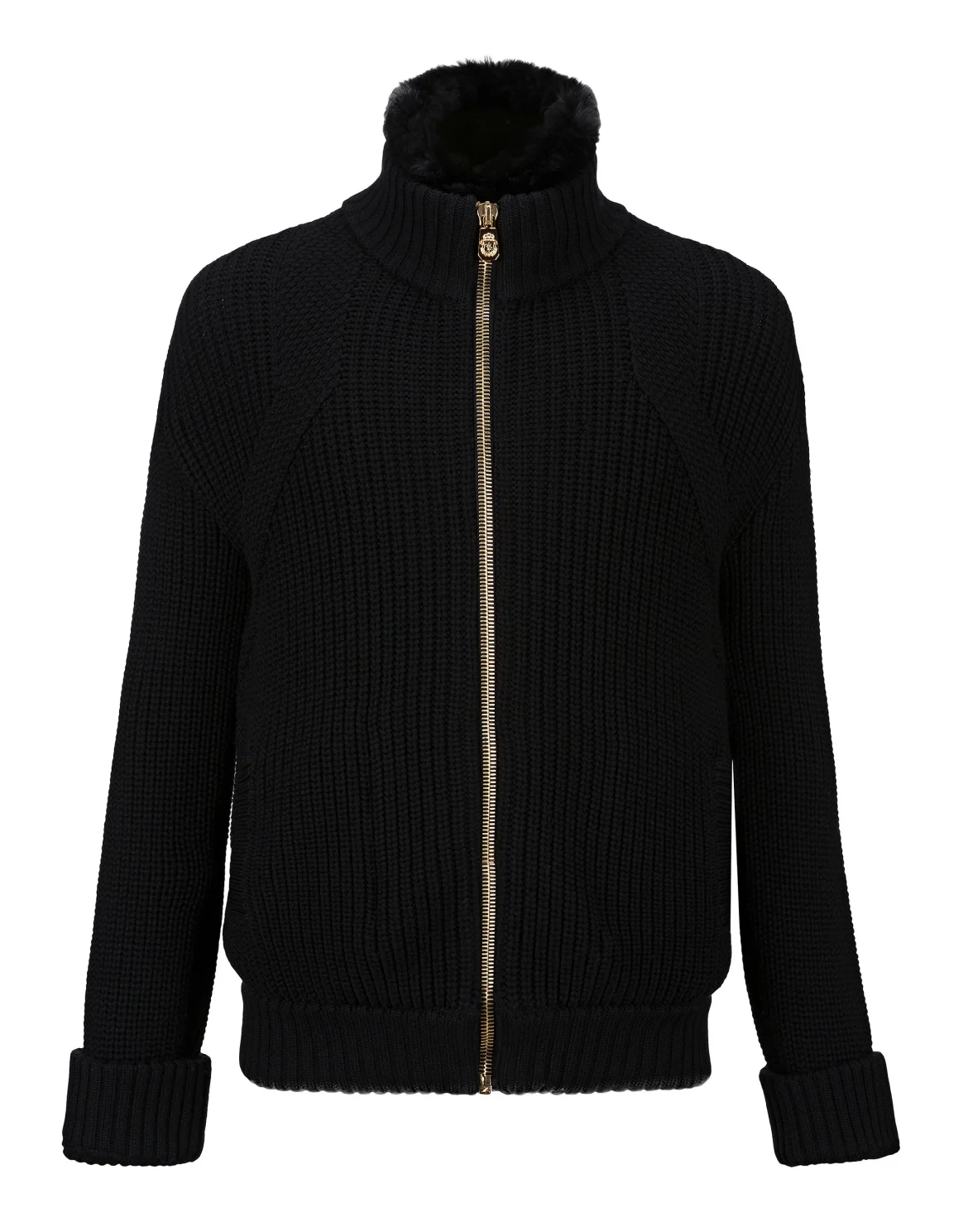 Pullover full zip Crest, цвет: Черный