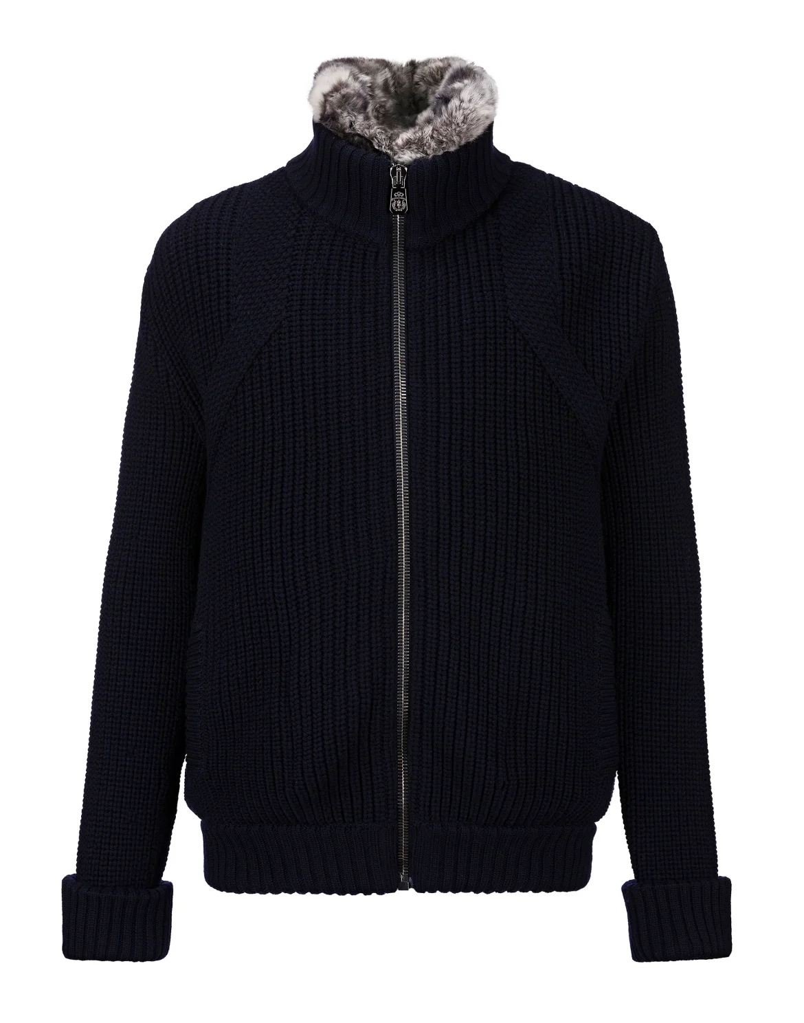 Pullover full zip Crest, цвет: Синий