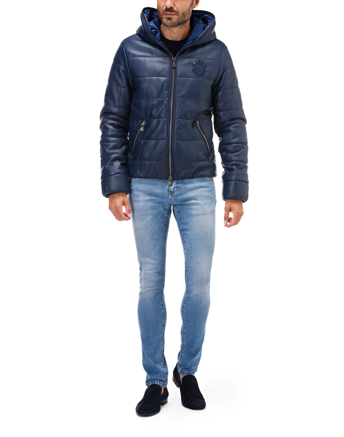 Pullover Round Neck LS Double B, цвет: Синий