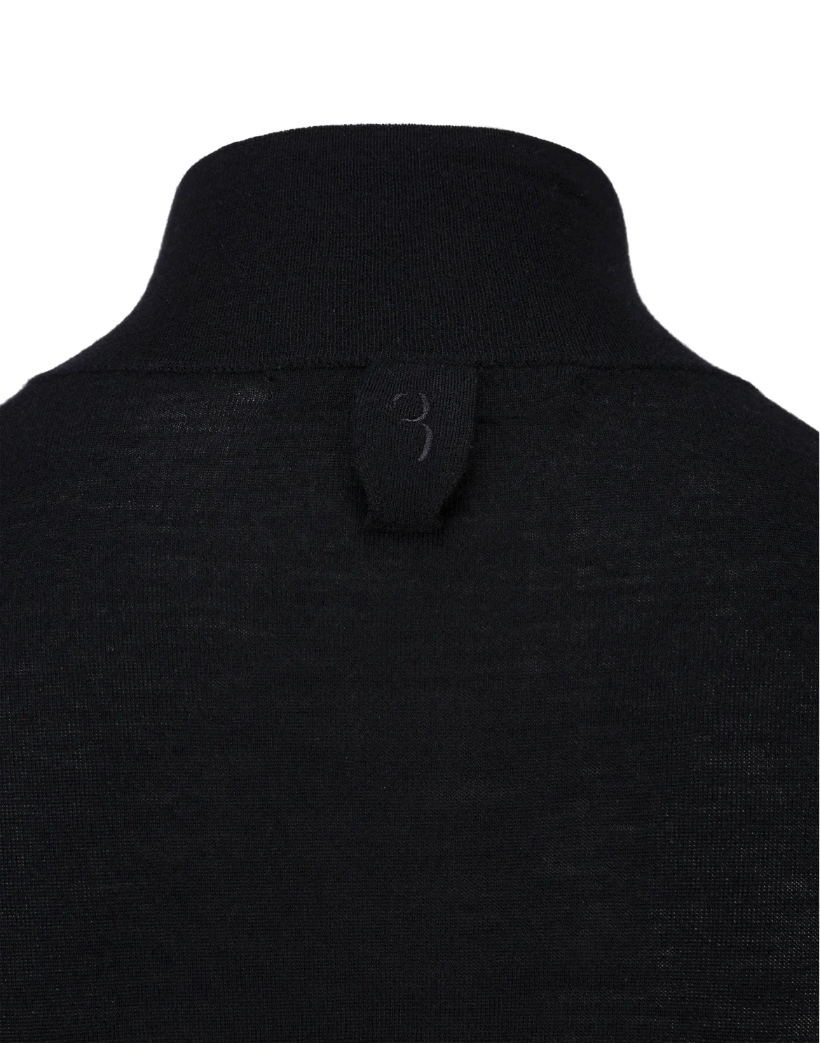 Pullover zip mock Double B, цвет: Черный