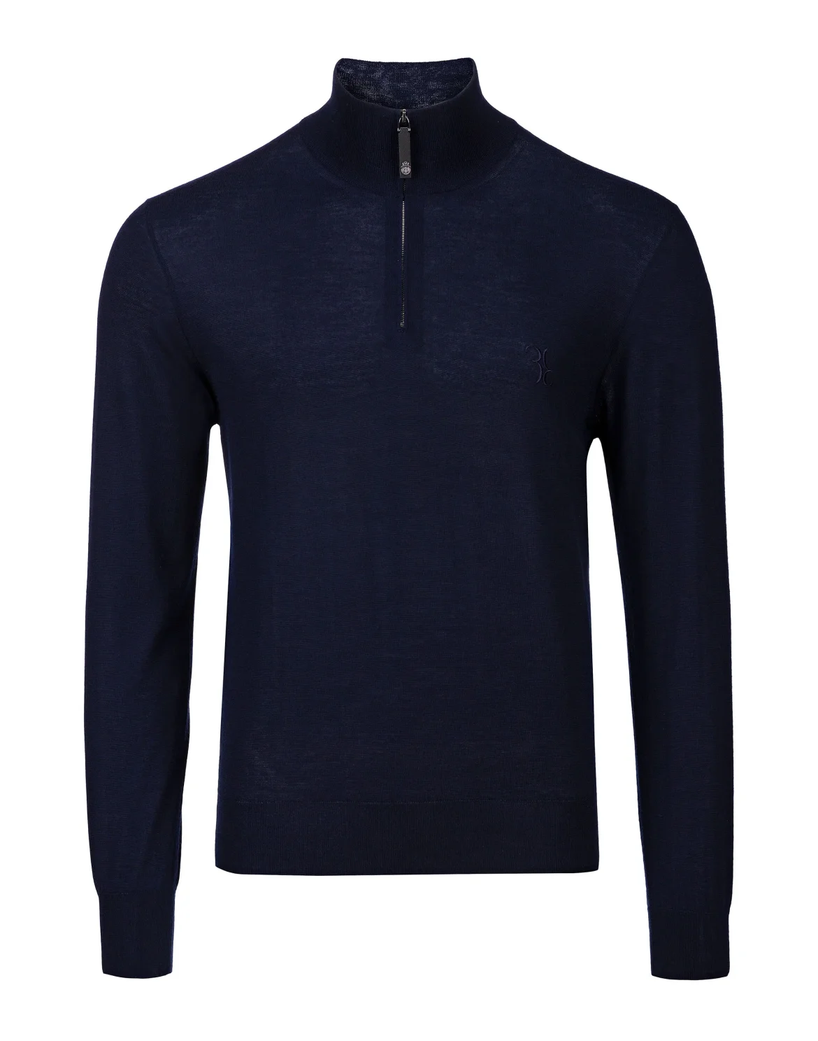 Pullover zip mock Double B, цвет: Синий
