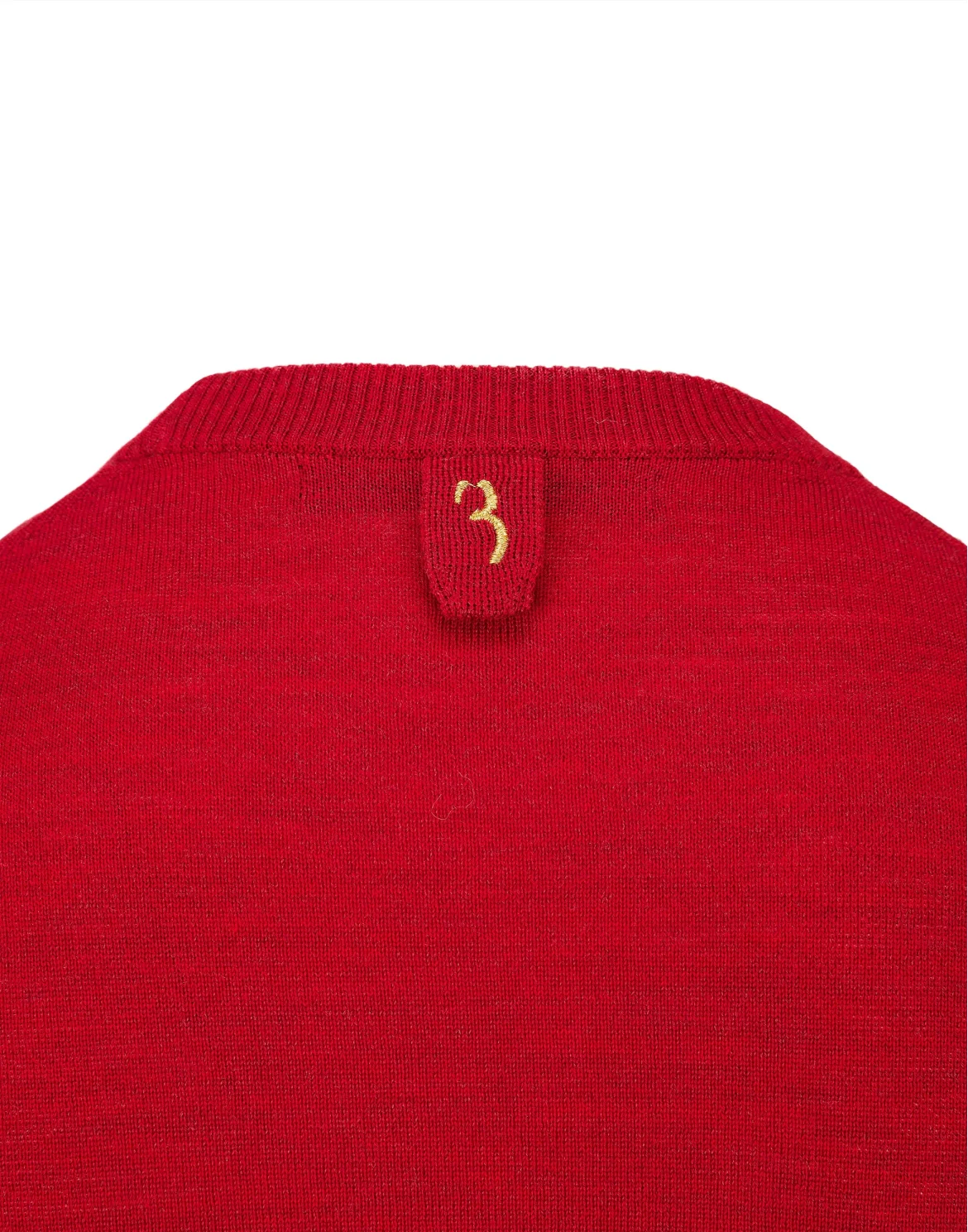 Pullover Round Neck LS Crest, цвет: Красный
