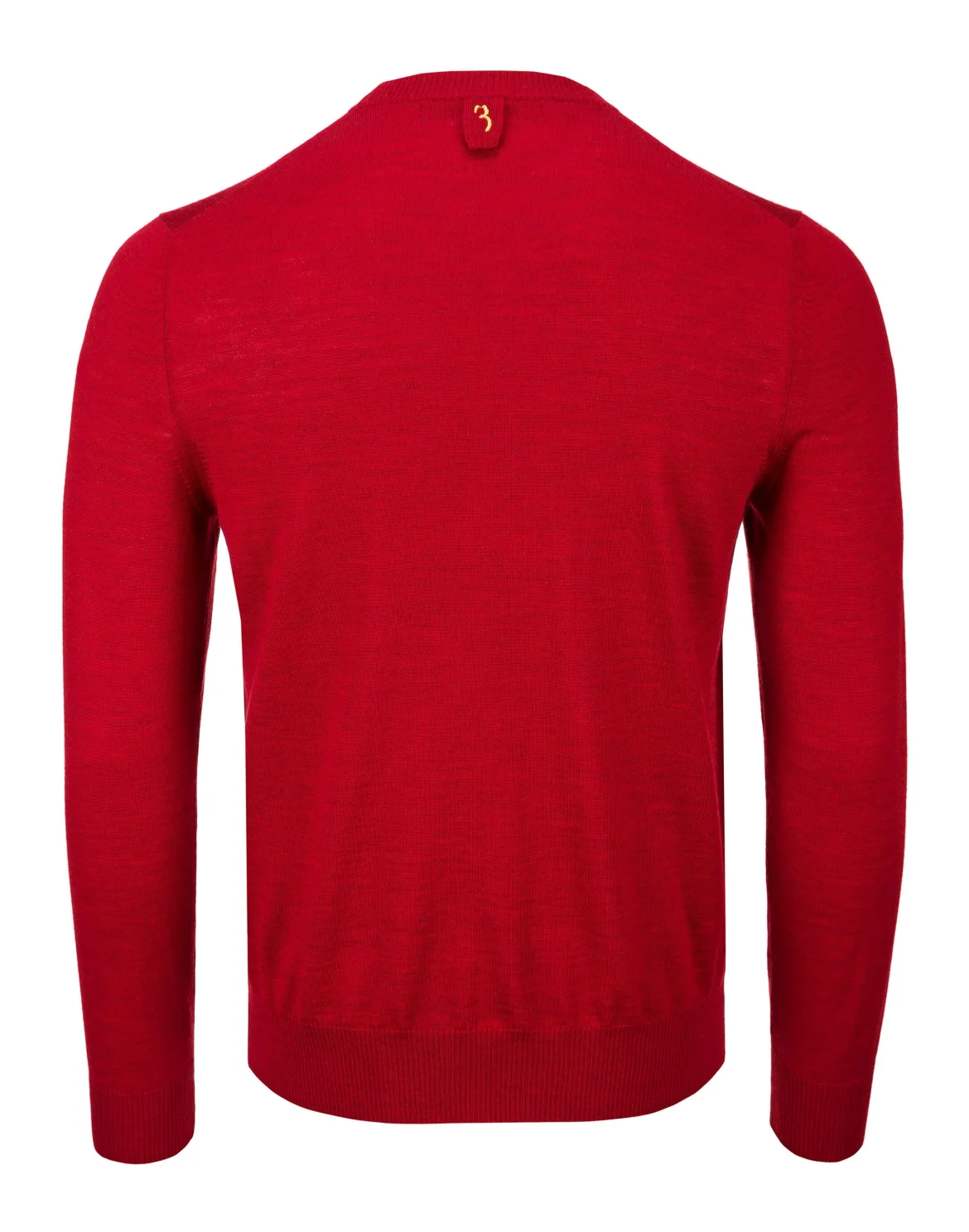 Pullover Round Neck LS Crest, цвет: Красный