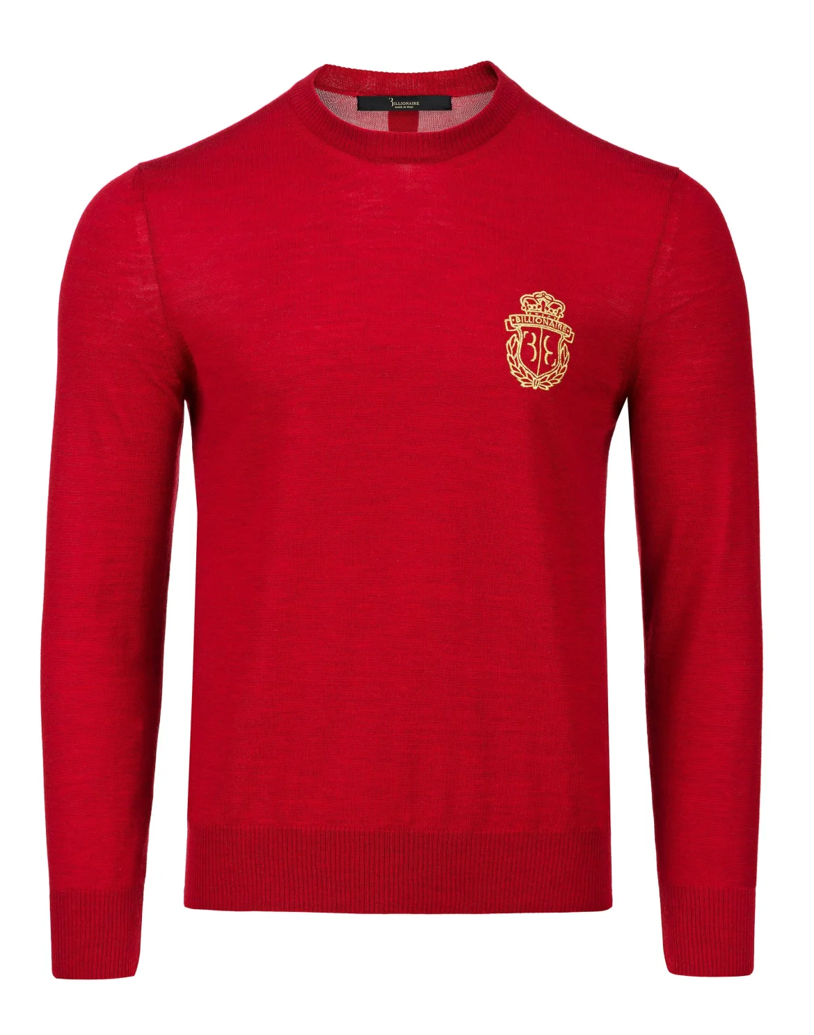 Pullover Round Neck LS Crest, цвет: Красный