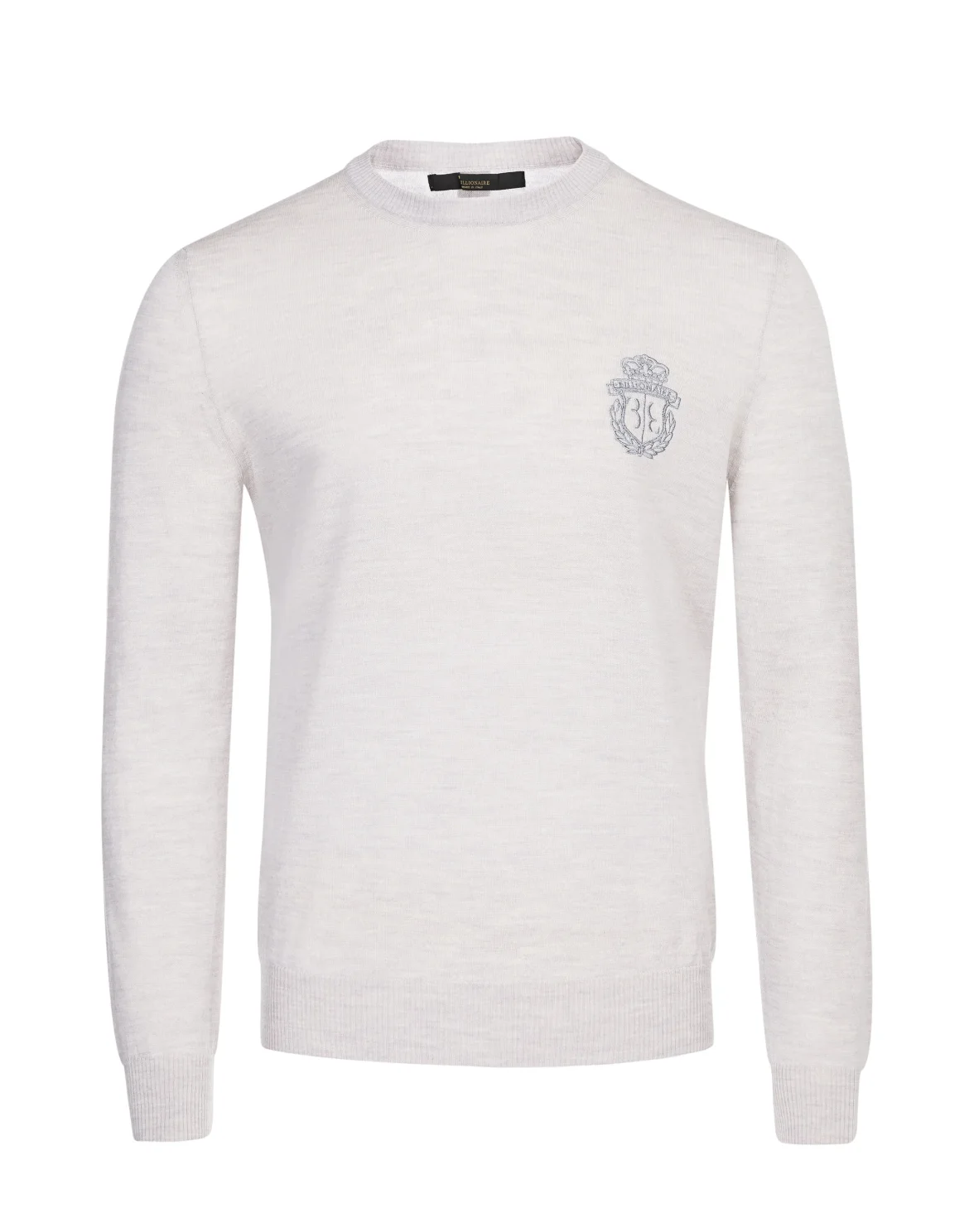 Pullover Round Neck LS Crest, цвет: Серый
