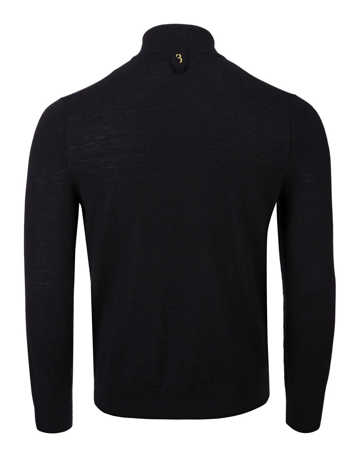 Pullover zip mock Crest, цвет: Черный