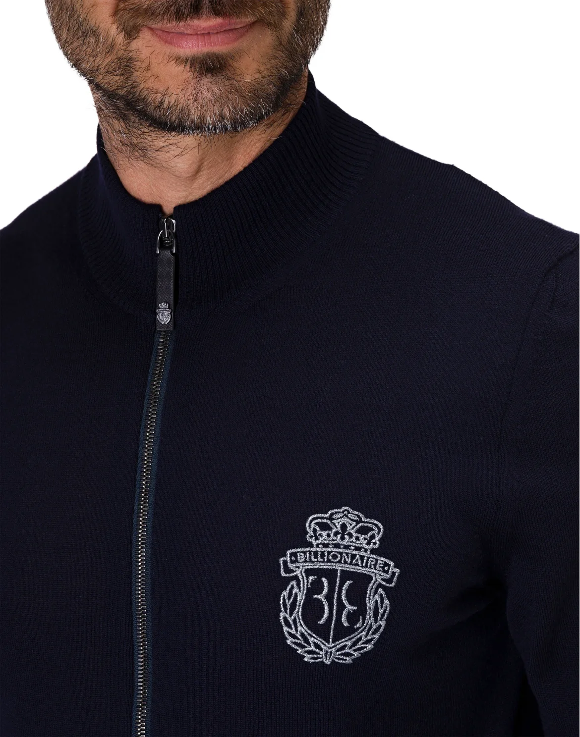 Pullover full zip Crest, цвет: Синий